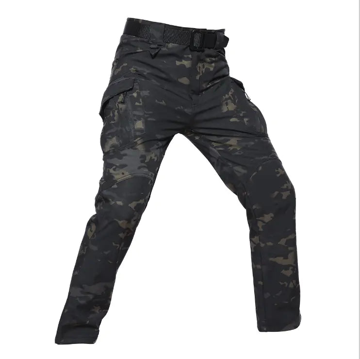 Men's Tactical Outdoor Assault Pants - Shark Skin Soft Shell Cargo Pants | Military Style