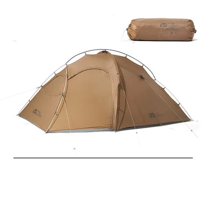 Portable Outdoor Camping Tent with Vestibule - 1-3 Person Double Layer Waterproof Tent | Aluminum Frame