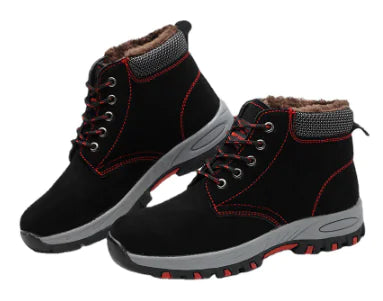 Lightweight Breathable Steel Toe Safety Work Shoes - Men's Protective Footwear