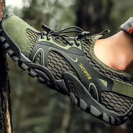 River Trekking Shoes — Fast-Drain Grip | Wading & Water Trail Shoe