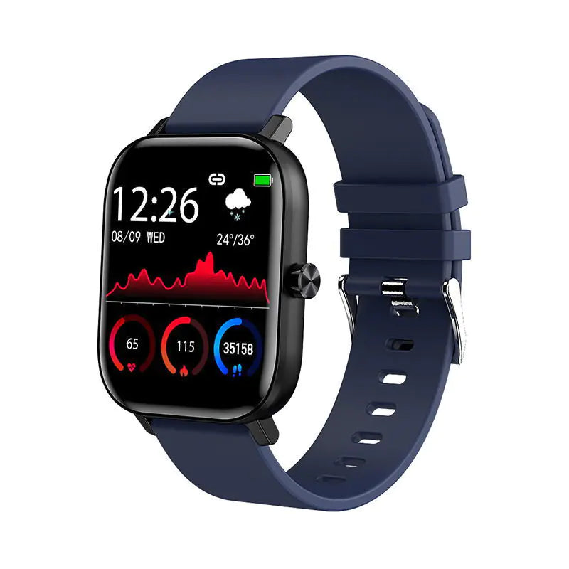 Unisex Waterproof Smart Watch for All Activities - Bluetooth Fitness Tracker with Health Monitoring