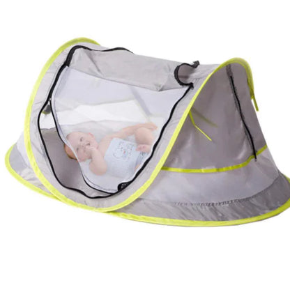 Kids Beach Tent with UV50+ Protection - Pop-Up Sun Shelter with Mosquito Net | Lightweight Portable