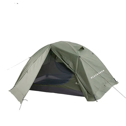 BlackDeer Double Layer Camping Tent - 2-3 Person Waterproof 3/4 Season Shelter with Aluminum Poles