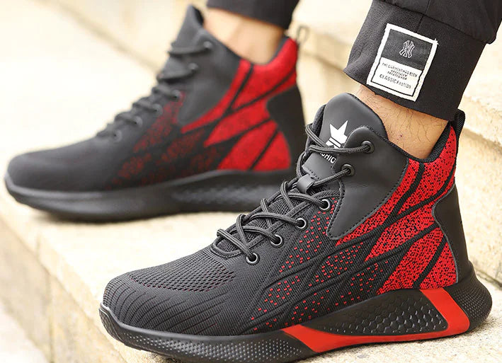 Steel Toe Safety Work Boots - Men's Winter Protective Footwear