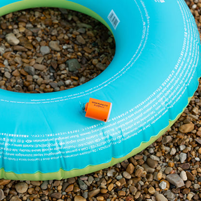 Portable Rechargeable Air Pump with LED Light - 3-in-1 Camping Inflator