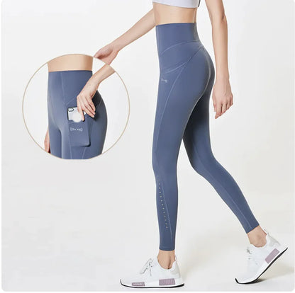 Women's Stretch Yoga Fitness Pants - High-Waist Quick-Dry Leggings | Athletic Wear