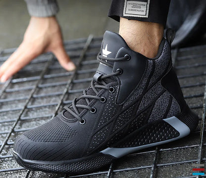 Steel Toe Safety Work Boots - Men's Winter Protective Footwear