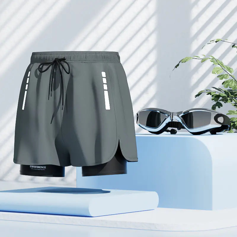 Men's Quick-Dry Swim Trunks - Beach Shorts for Swimming & Spa