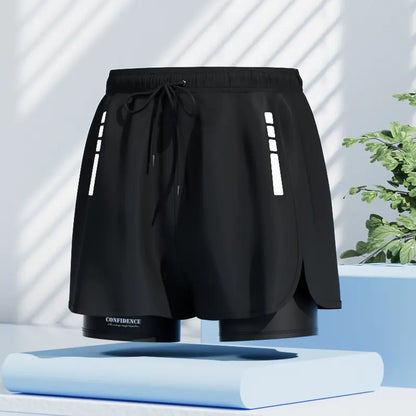 Men's Quick-Dry Swim Trunks - Beach Shorts for Swimming & Spa