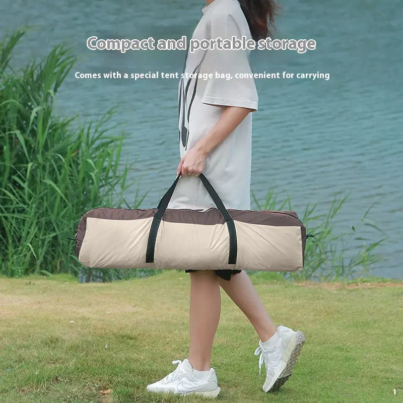 Portable Beach Tent - UV Protection Sun Shelter for 2-4 People | Quick Setup Foldable Camping Tent