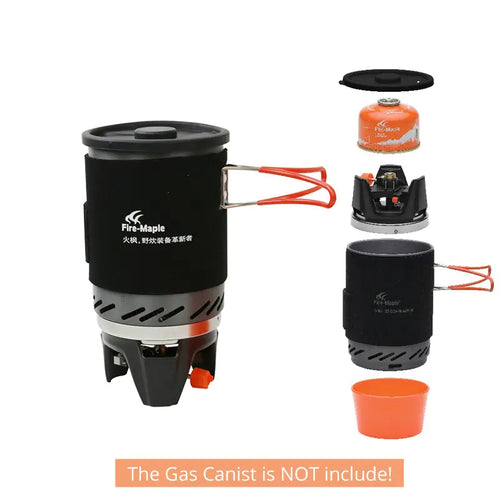 Compact Propane Camping Stove - Fast Boil Portable Cooker for 1-2 People | Hiking & Outdoor