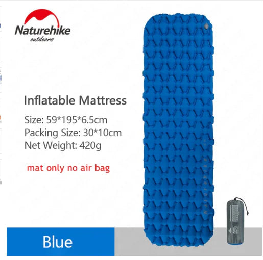Outdoor Inflatable Mattress, Camping Tent Sleep Pad