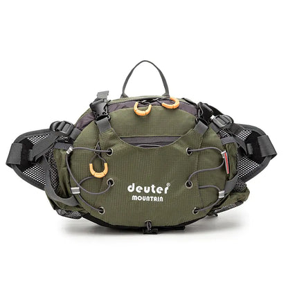 Deuter Cycling Sports Waist Bag - 10-Inch Multi-Pocket Design for Running & Outdoor Activities | Unisex