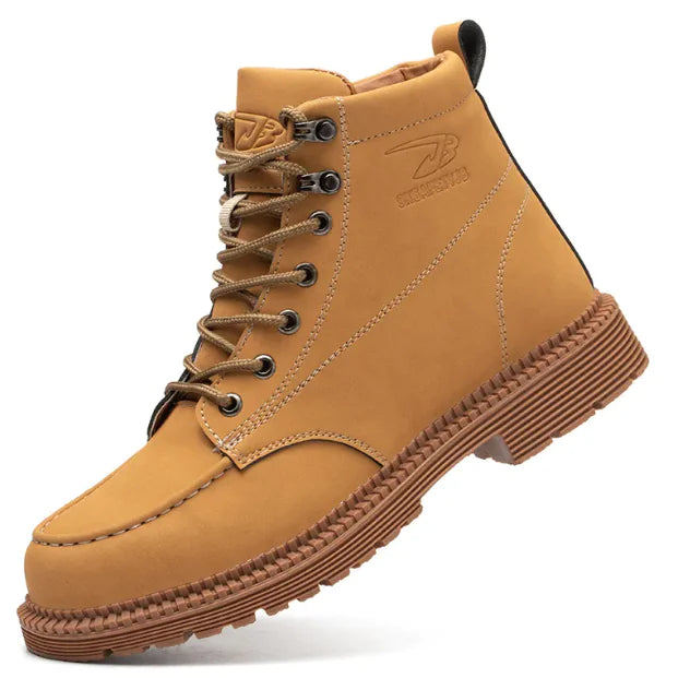 Steel Toe Anti-Smash & Puncture-Resistant Safety Shoes - Men's Work Footwear