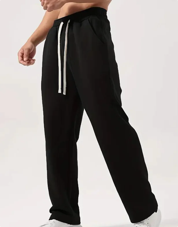 Men's Track Sweatpants - Athletic Joggers with Side Stripe