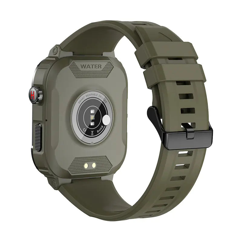 MK66 Smart Waterproof Watch - Rugged Triple-Proof with Bluetooth Calling & 1.85" HD Display
