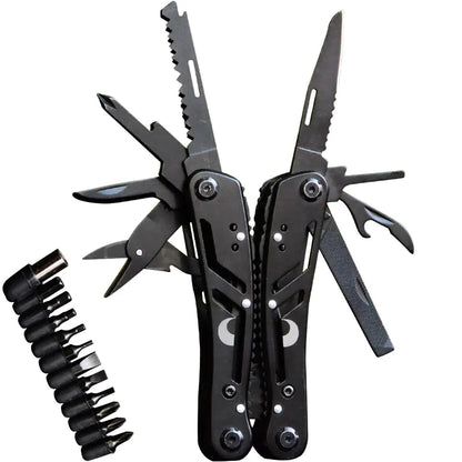 Stainless Steel Multitool - Compact Folding Pliers & Tool Kit | Camping & Outdoor