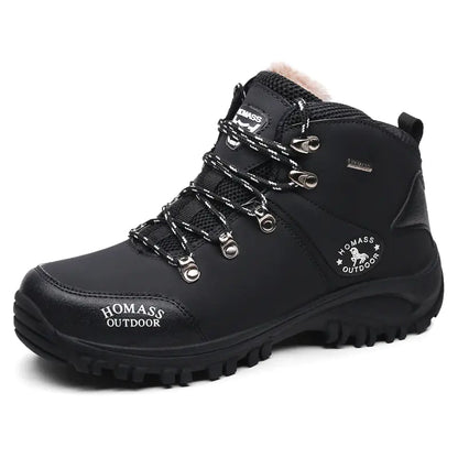 Men's High-Top Outdoor Hiking Shoes - Waterproof Trail Boots | All-Terrain Footwear