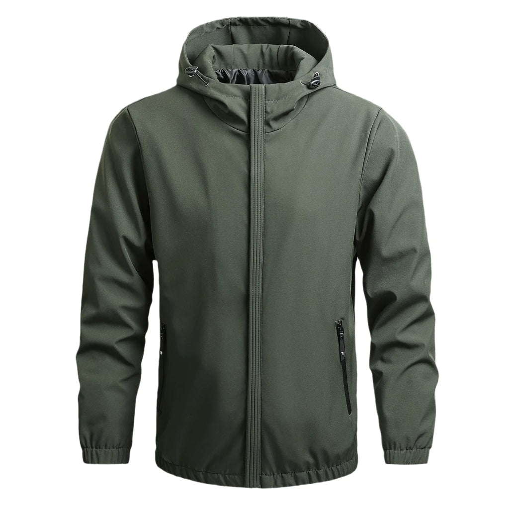 Men's Outdoor Waterproof Jacket - Windproof Hiking Rain Jacket | All-Weather Protection