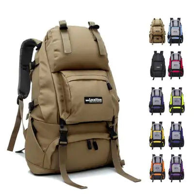 40L Waterproof Hiking Backpack - Lightweight Polyester Outdoor Pack | Multi-Color Options