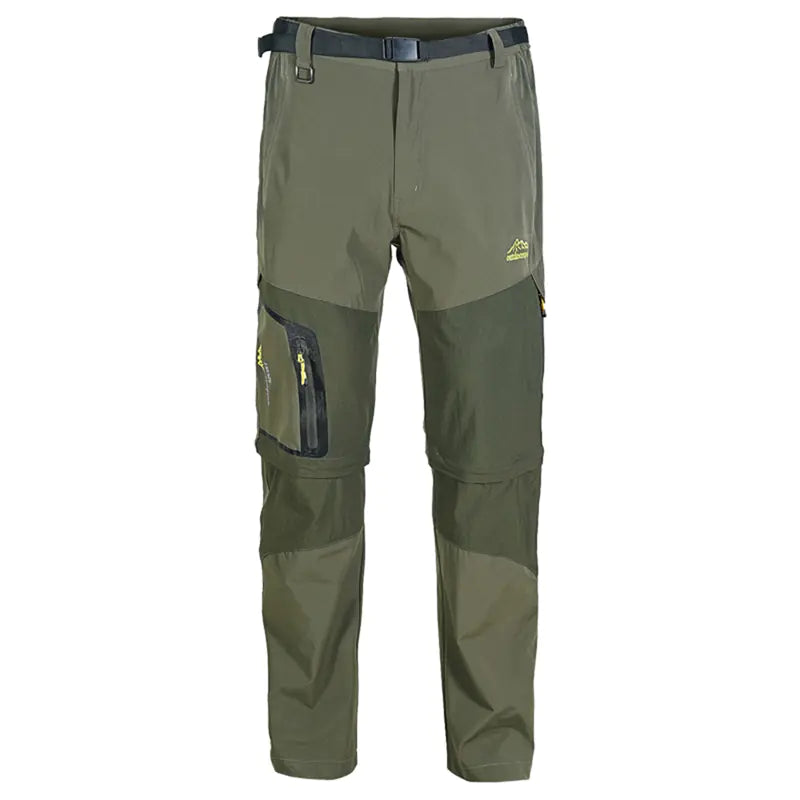 Quick-Drying Detachable Men's Hiking Pants - Convertible Zip-Off Shorts