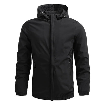 Men's Outdoor Waterproof Jacket - Windproof Hiking Rain Jacket | All-Weather Protection