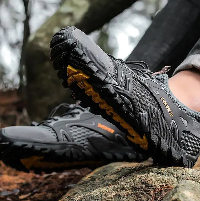 River Trekking Shoes — Fast-Drain Grip | Wading & Water Trail Shoe