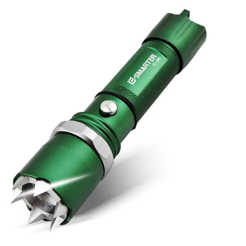 High-Intensity LED Flashlight with Zoom Function - Rechargeable Outdoor Light