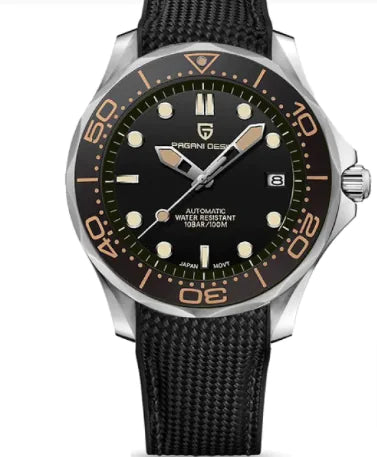 Chrono Edge Waterproof Luminous Watch - 100M Water Resistant with Leather & Steel Strap Options | Men's Timepiece