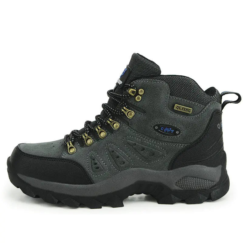 Unisex High-Top Outdoor Hiking Shoes - Waterproof Trail Boots for Men and Women | All-Terrain