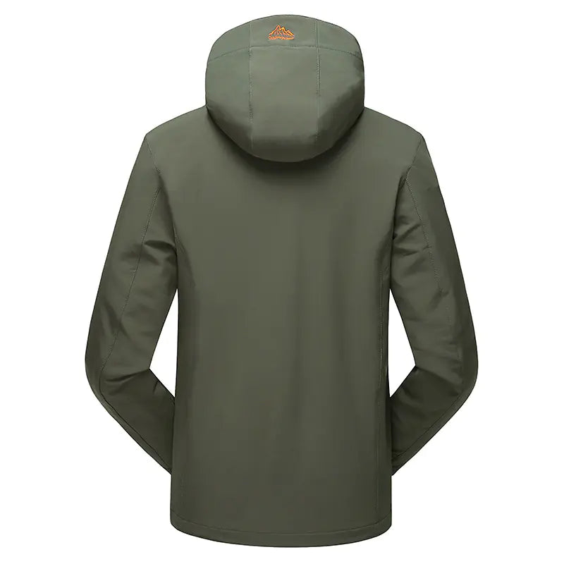 Men's Shark Skin Tactical Softshell Jacket - Waterproof Fleece-Lined Outdoor Jacket | Military Style