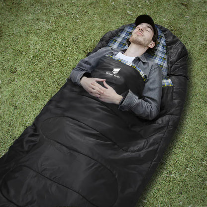 Large Winter Flannel Sleeping Bag for Camping