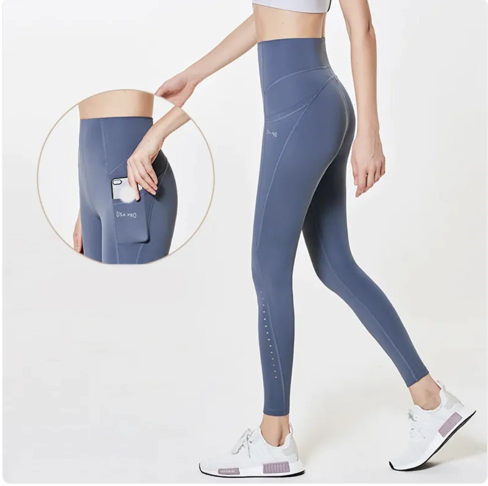 Women's Stretch Yoga Fitness Pants - High-Waist Quick-Dry Leggings | Athletic Wear