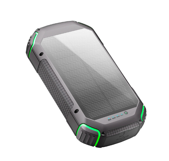 20000mAh Waterproof Solar Power Bank with Red Light