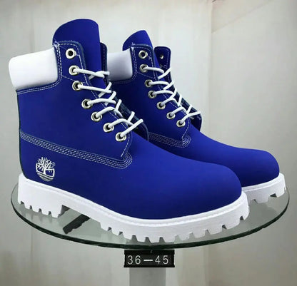 Classic Leather Work Boots - Durable Cowhide Waterproof Boots for Men and Women | Outdoor Hiking