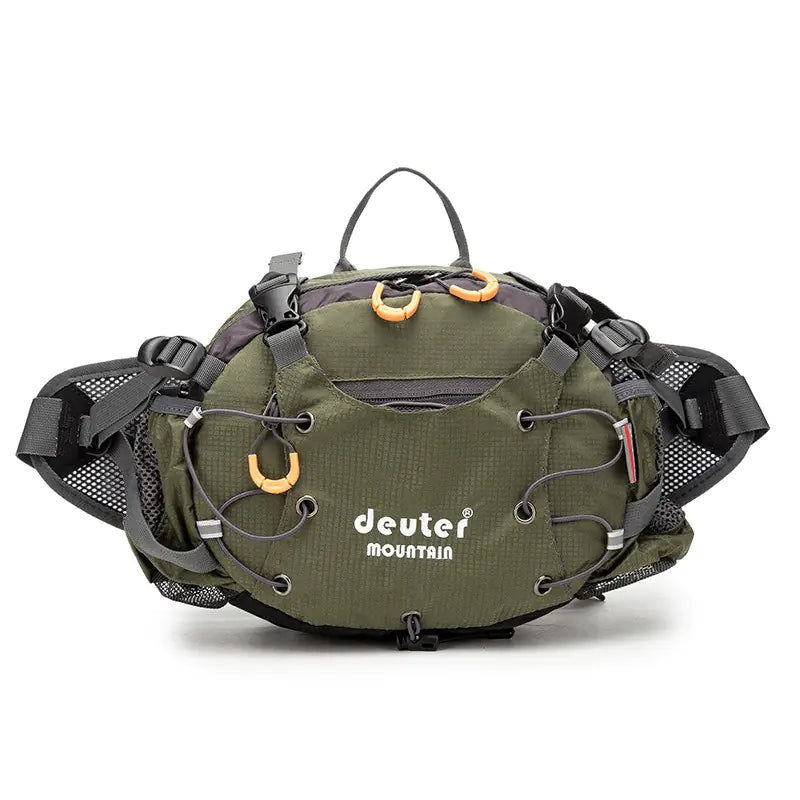 Deuter Cycling Sports Waist Bag - 10-Inch Multi-Pocket Design for Running & Outdoor Activities | Unisex