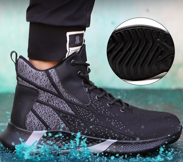 Steel Toe Safety Work Boots - Men's Winter Protective Footwear