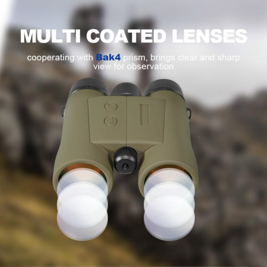 Portable Binocular Laser Rangefinder 10x