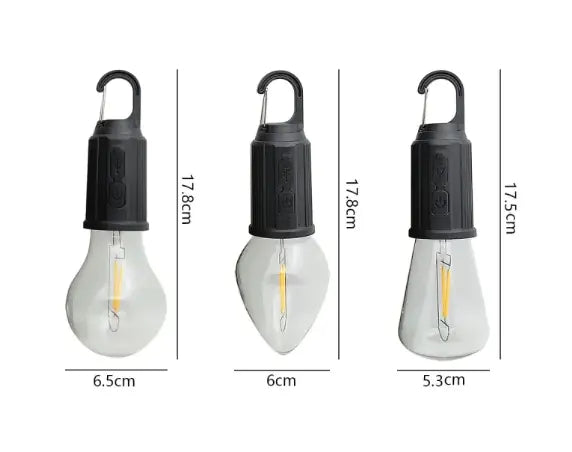 Portable Camping LED Lamp - Rechargeable Outdoor Lantern with Magnetic Base