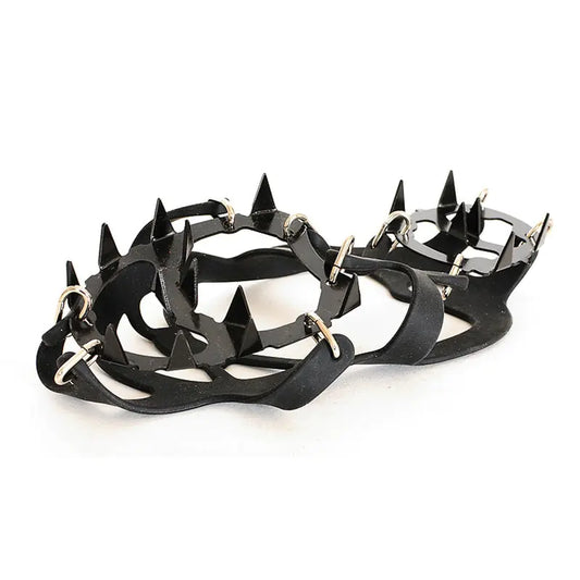 18-Tooth Stainless Steel Ice Crampons for Climbing