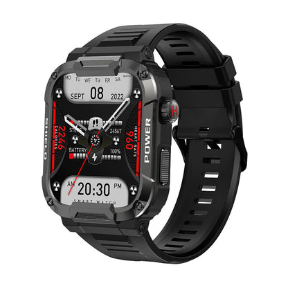 MK66 Smart Waterproof Watch - Rugged Triple-Proof with Bluetooth Calling & 1.85" HD Display