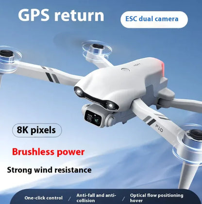 F10 Folding GPS Drone - 4K HD Camera with Dual Positioning & Smart Flight Modes | Portable Quadcopter