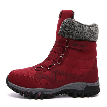 Women's Winter Outdoor Snow Boots for Hiking and Skiing