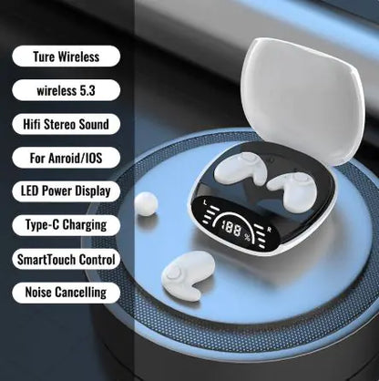 Post-Ear Bluetooth Headphones - Wireless Earphone with Voice Control & 4-8 Hour Battery | 3 Colors