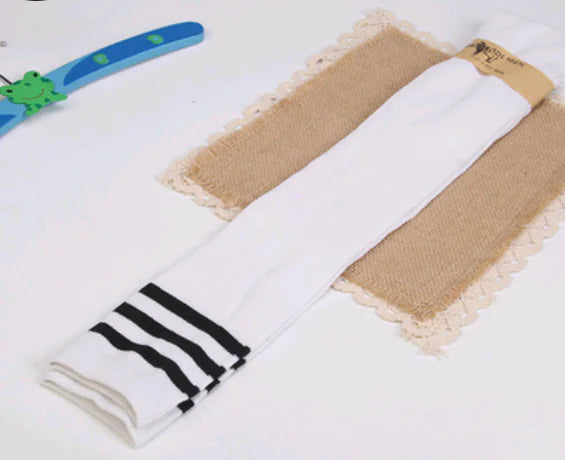 Striped Over-the-Knee Socks for Women - College Style Knee-High Fashion Socks