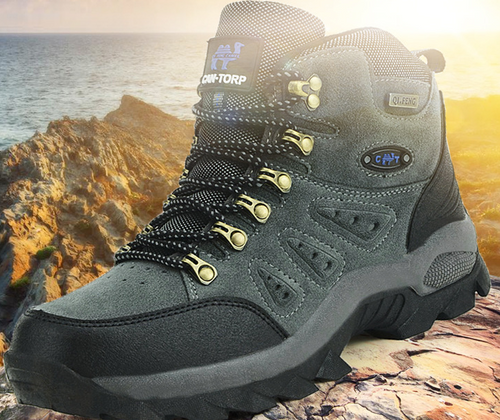 Unisex High-Top Outdoor Hiking Shoes - Waterproof Trail Boots for Men and Women | All-Terrain