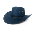 Western Denim Suede Outdoor Sun Visor Hat