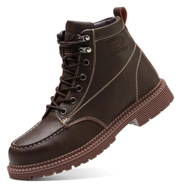 Steel Toe Anti-Smash & Puncture-Resistant Safety Shoes - Men's Work Footwear