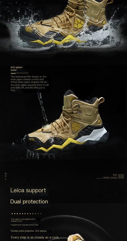 RAX Waterproof Men's Winter Hiking Boots (High-Top)