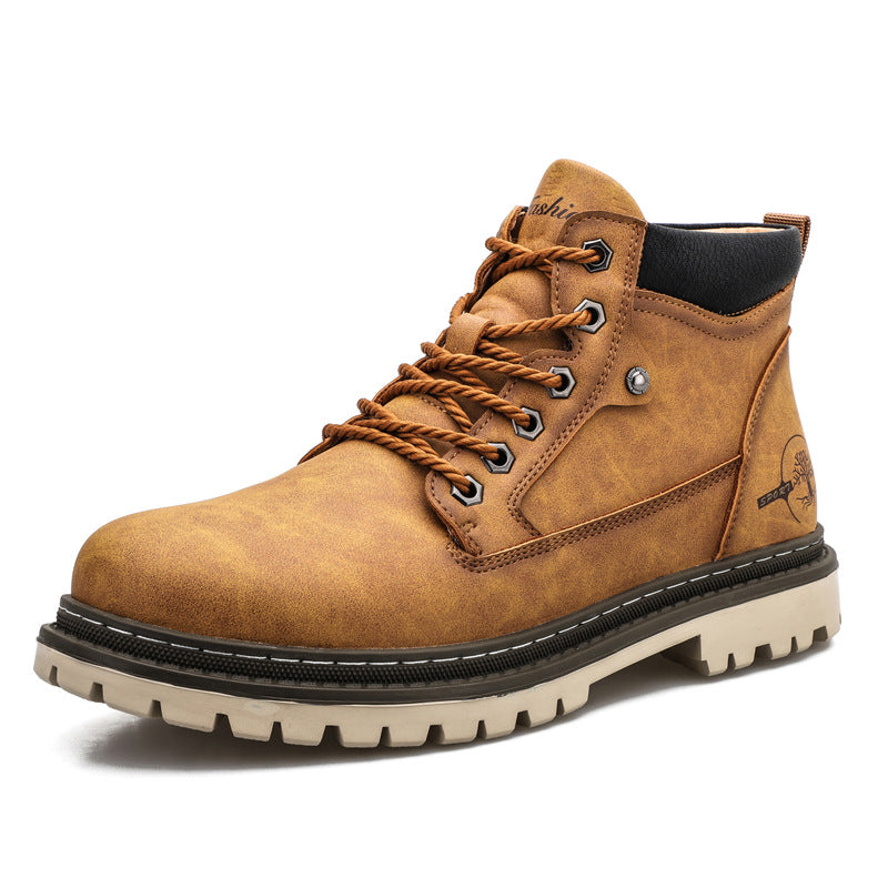 2021 New Men's High-Top Martin Boots for Autumn/Winter